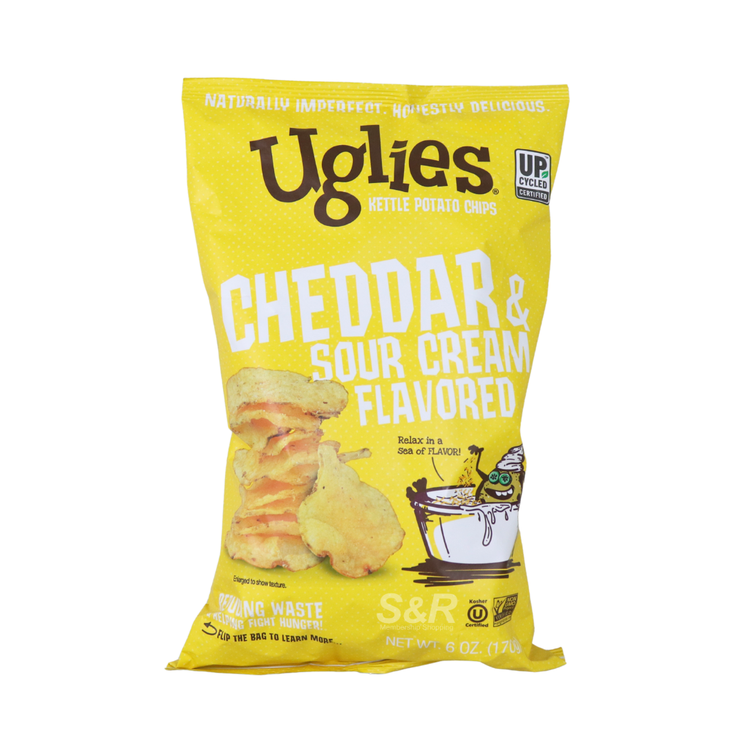 Uglies Cheddar & Sour Cream Potato Chips 170g